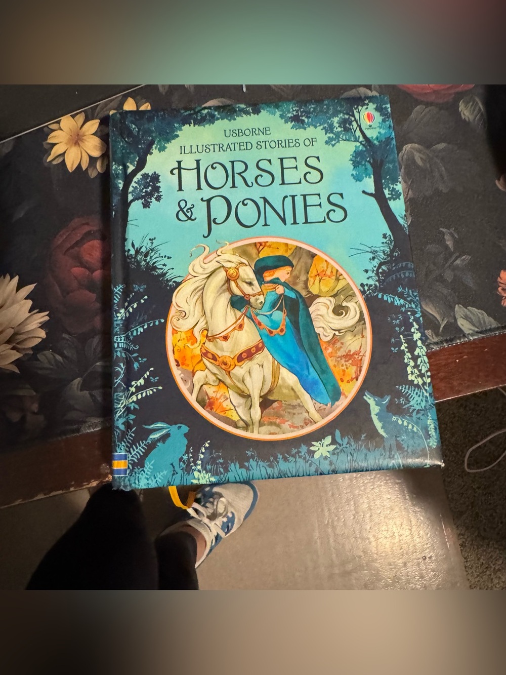 Usborne Illustrated Stories of Horses & Ponies - Teal Cover